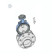 進(jìn)口對夾蝶閥安裝圖1